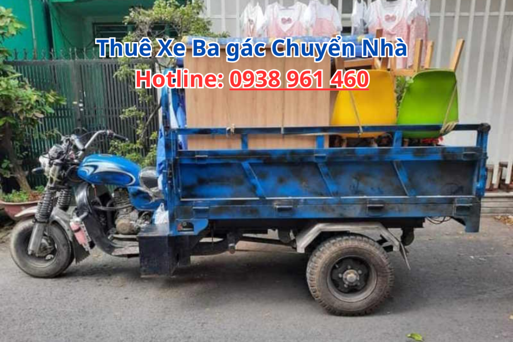 Thuê Xe Ba Gác Chuyển Trọ Quận 12