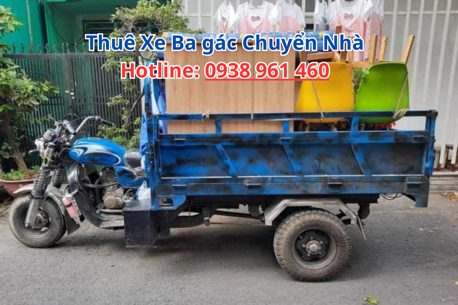 Thuê Xe Ba Gác Chuyển Trọ Quận 12