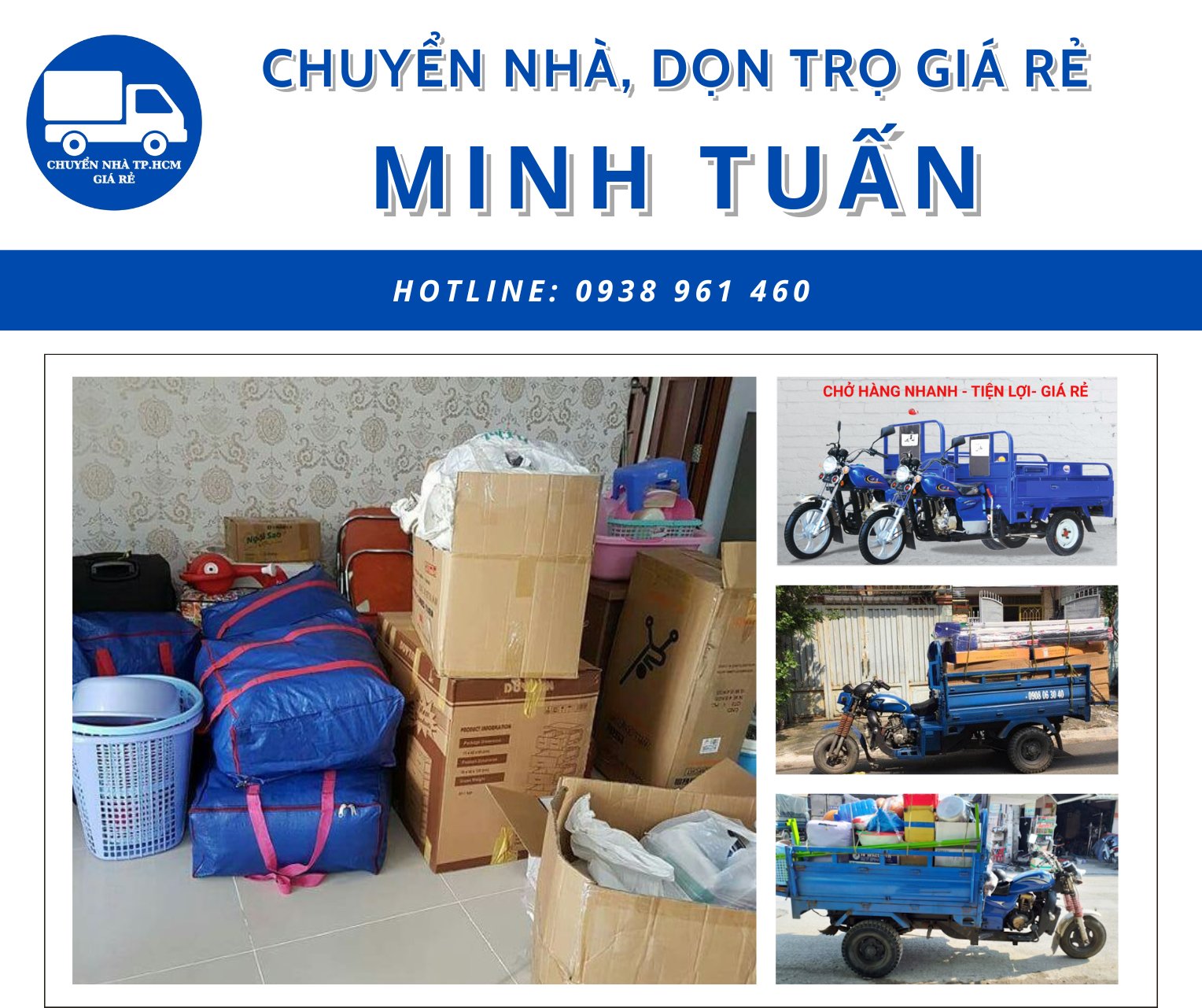 Thuê Xe Ba Gác Hóc Môn