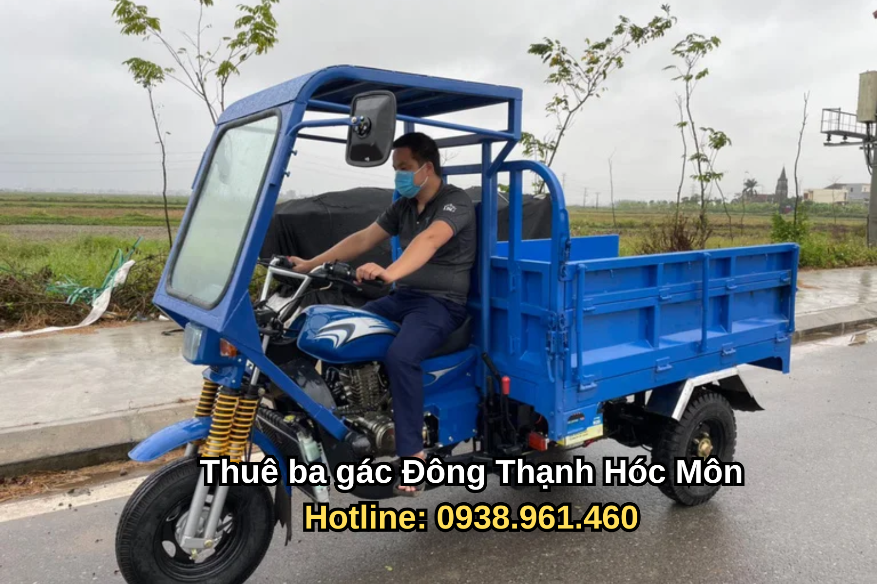 thuê xe ba gác xã đông thạnh