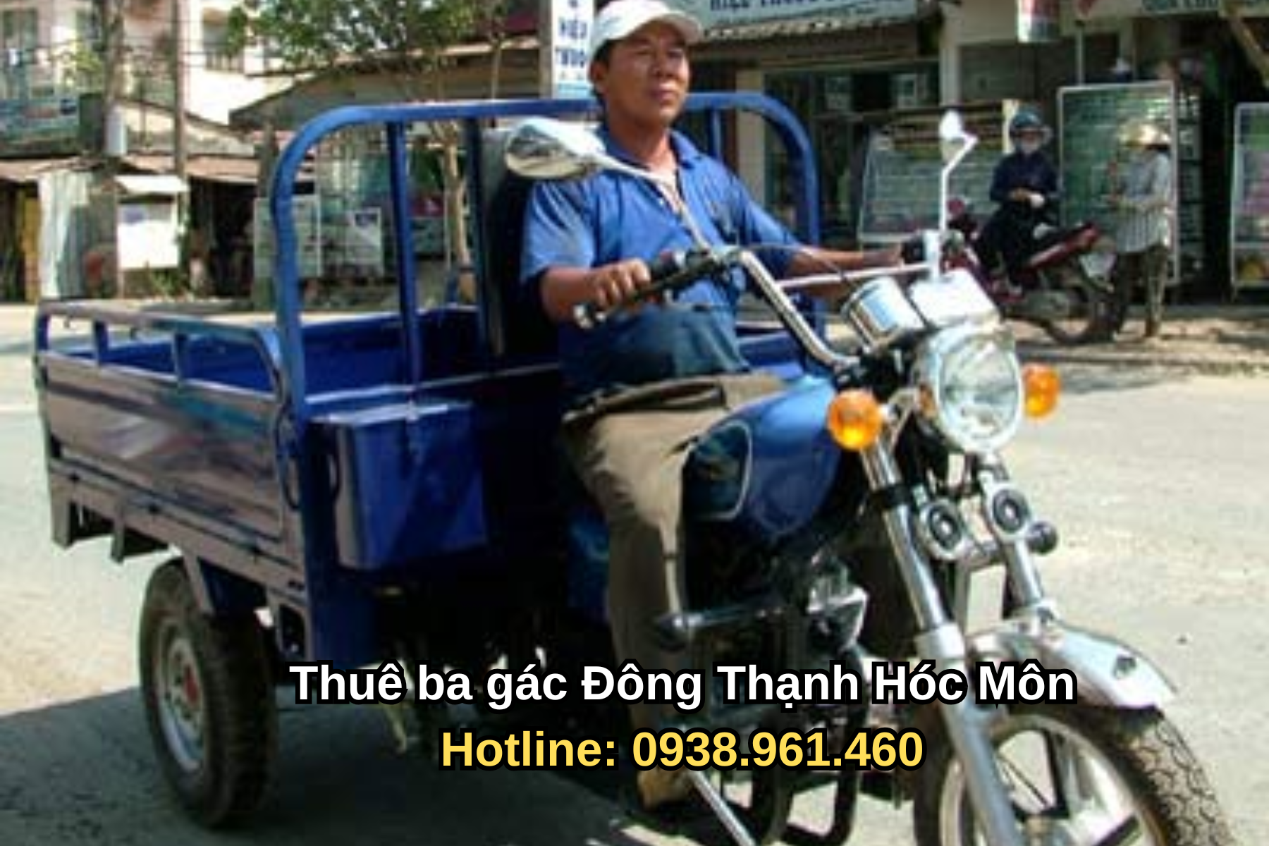 thuê xe ba gác xã đông thạnh