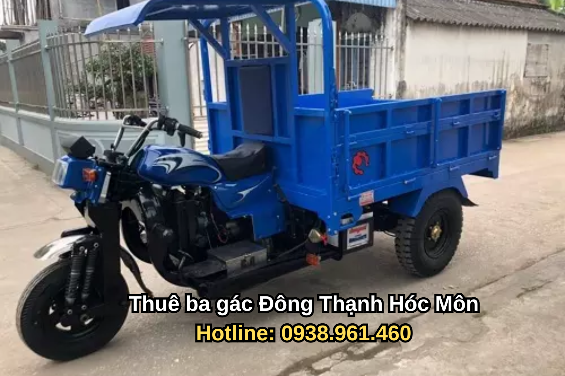 thuê xe ba gác xã đông thạnh