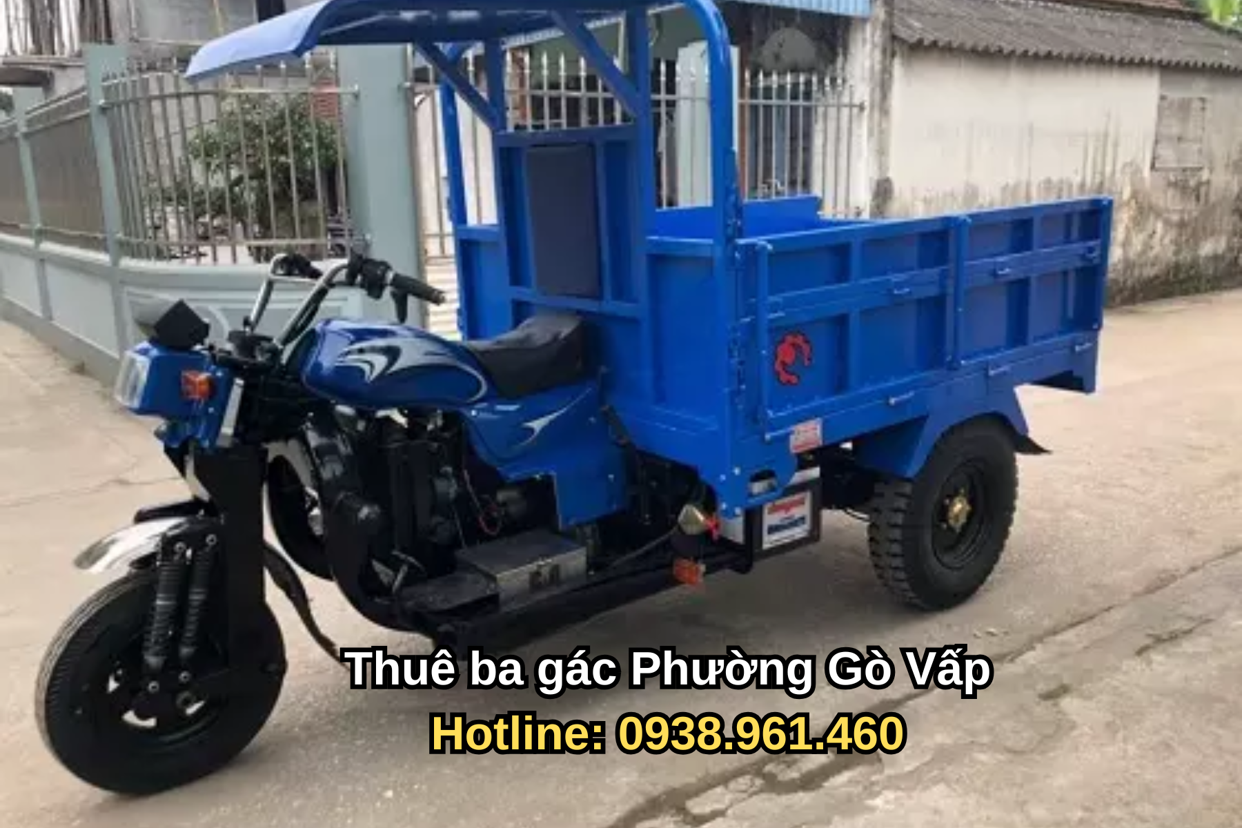 xe ba gác chở thuê gò vấp