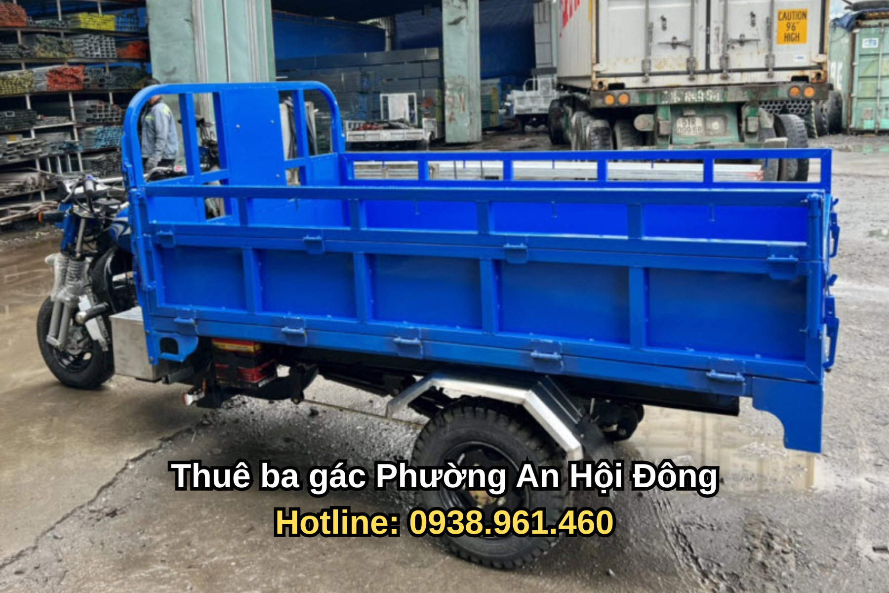 Thuê Xe Ba Gác Phường An Hội Đông Chở Hàng| Gò Vấp Cũ