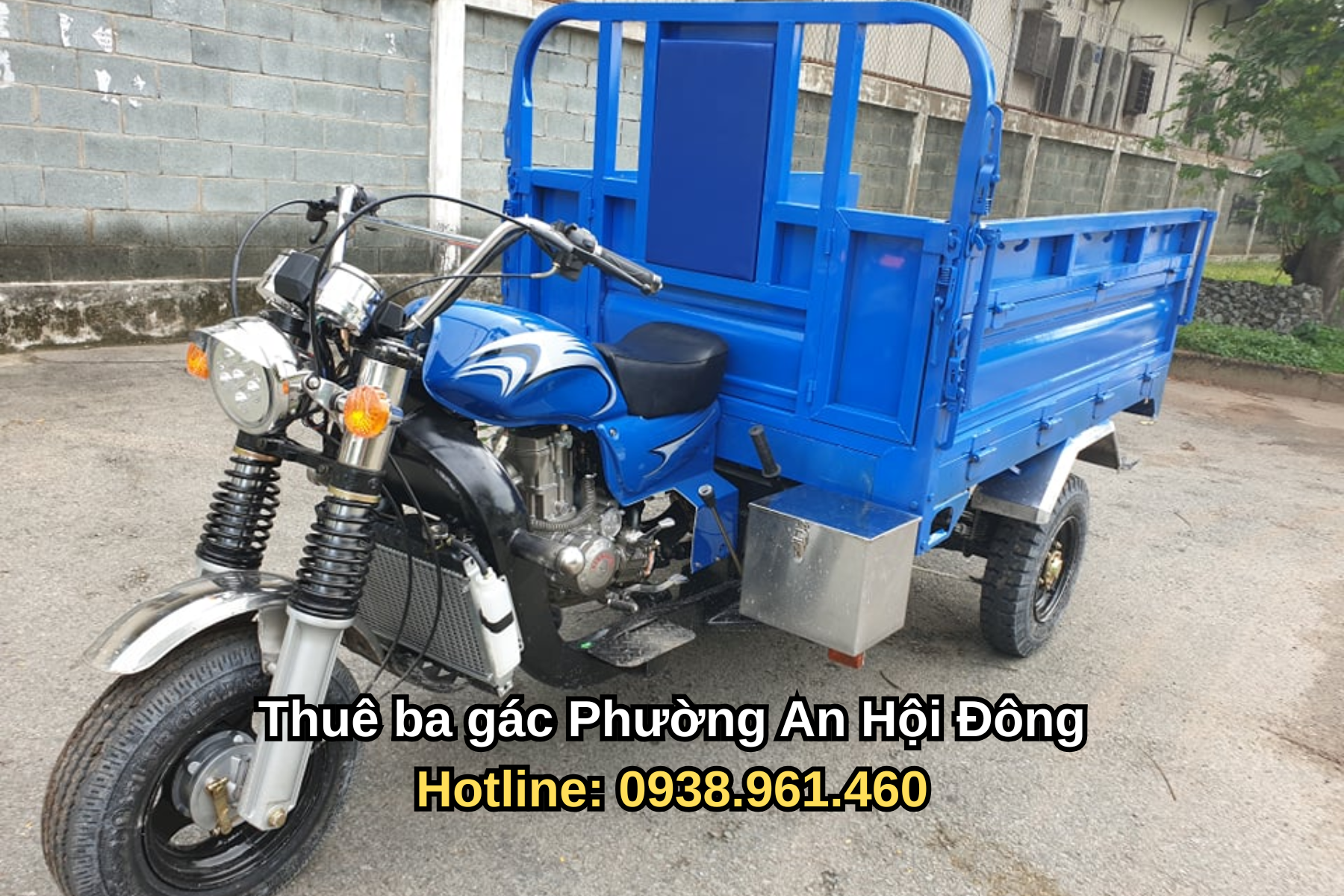 Thuê Xe Ba Gác Phường An Hội Đông Chở Hàng| Gò Vấp Cũ