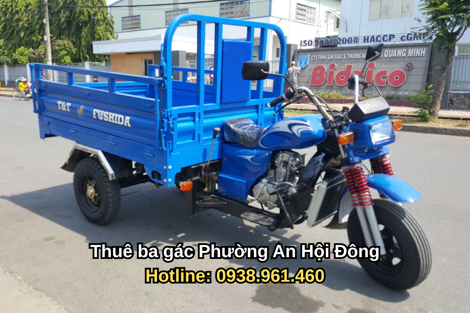 Thuê Xe Ba Gác Phường An Hội Đông Chở Hàng| Gò Vấp Cũ
